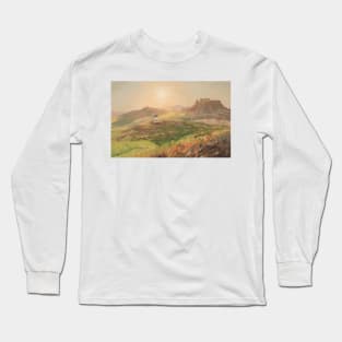 View of the Acropolis, Athens by Frederic Edwin Church Long Sleeve T-Shirt